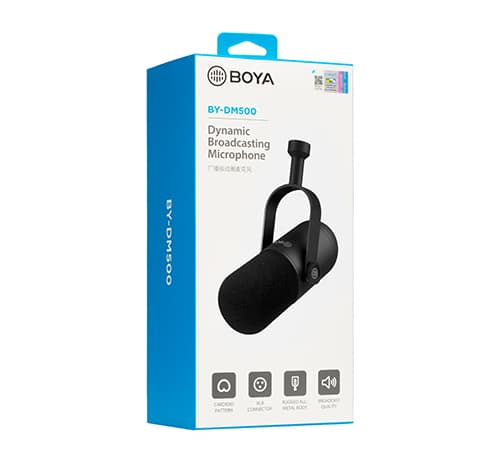 میکروفون استودیویی بویا Boya BY-DM500 Microphone — تصویر ۸