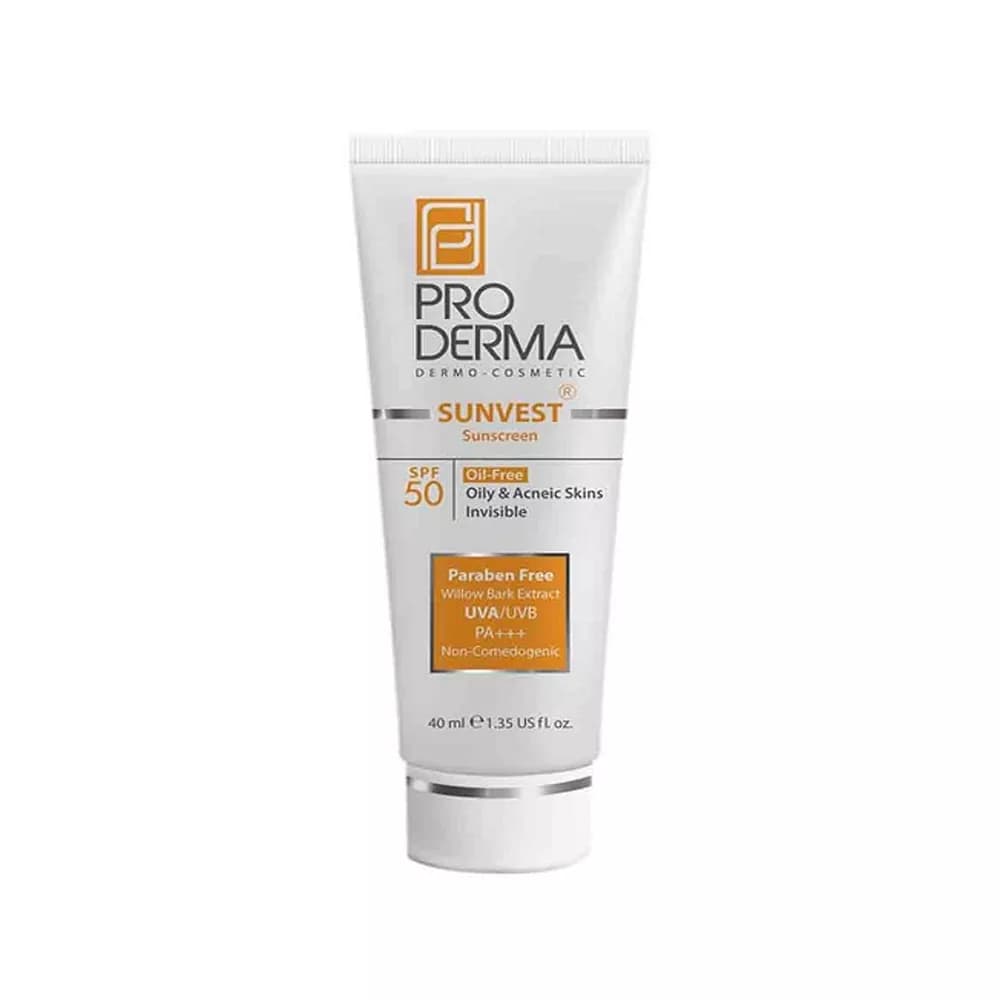 کرم ضد آفتاب فاقد چربی پرودرما SPF50 بی رنگ — تصویر ۷