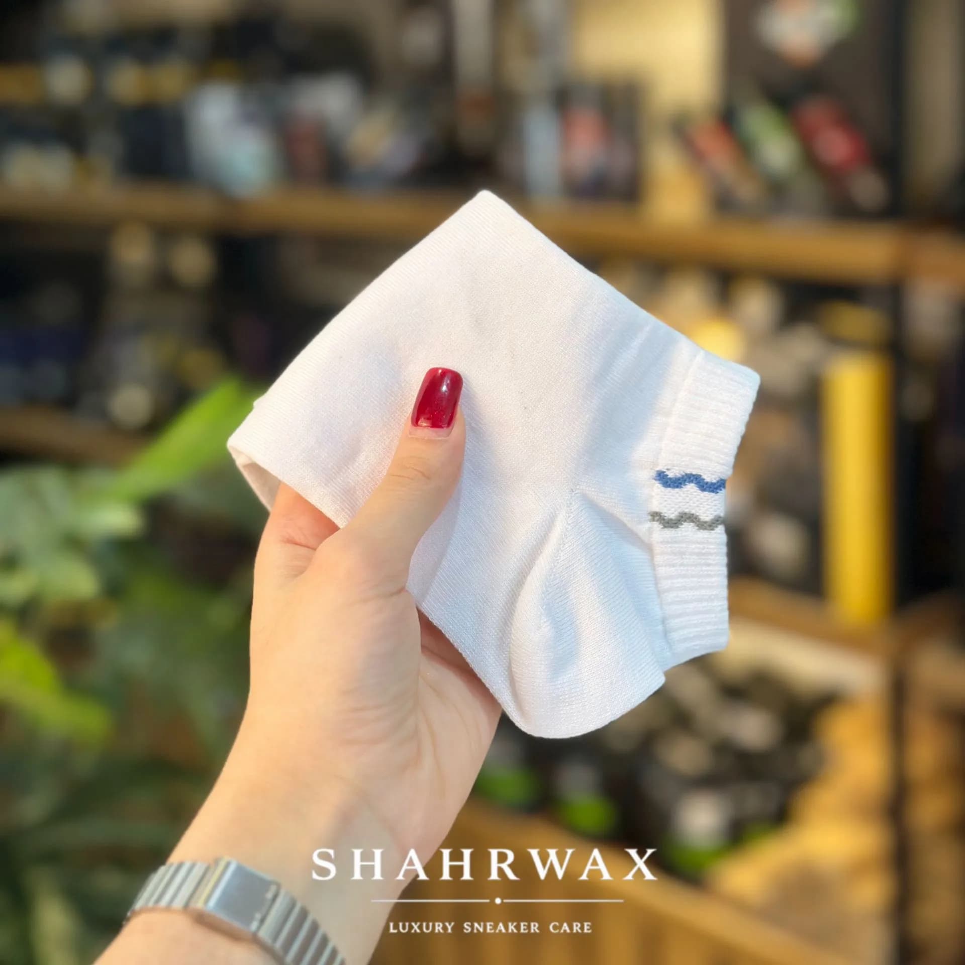جوراب مچی مردانه سفید پنبه ای — تصویر ۹