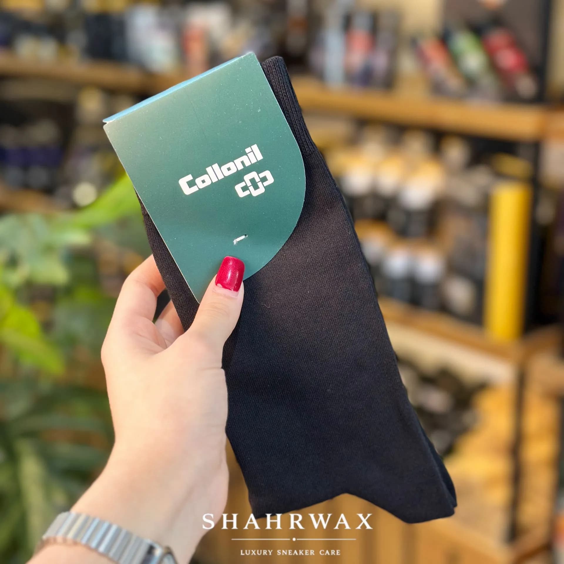 جوراب ساقدار مردانه مشکی پنبه ای — تصویر ۹