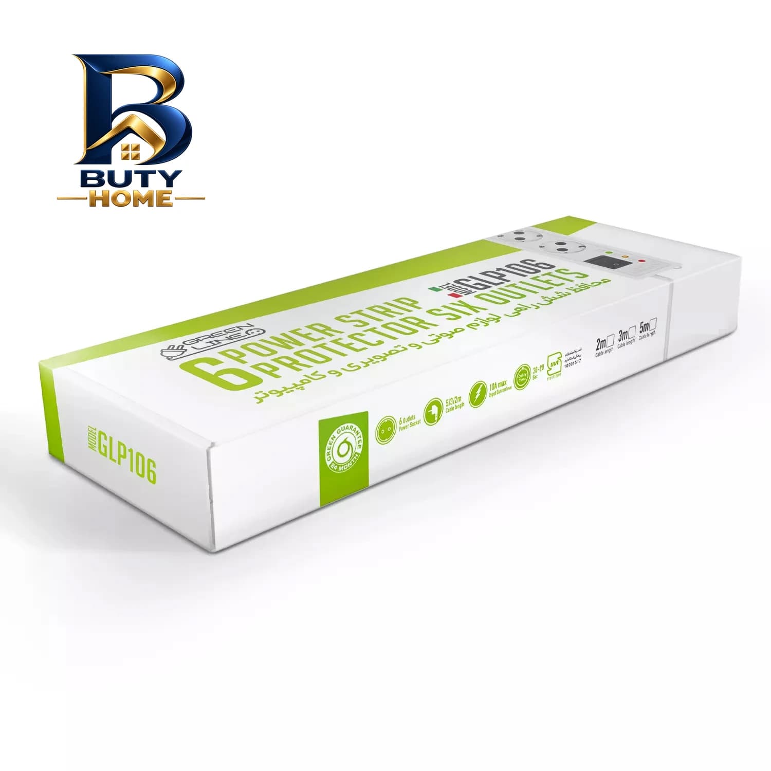 محافظ ولتاژ گرین لاین مدل GLP106-3m — تصویر ۸