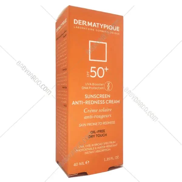 ضد آفتاب بی رنگ پوست قرمز و حساس SPF50 درماتیپیک — تصویر ۹