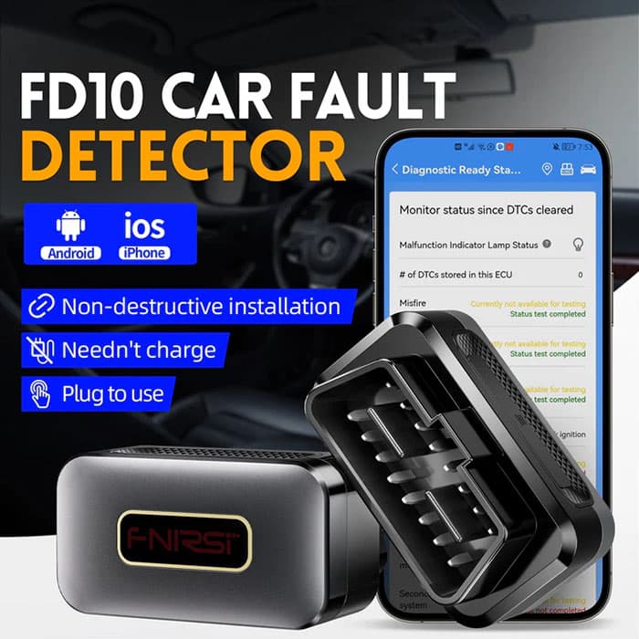 دستگاه دیاگ خودرو بلوتوثی FNIRSI مدل FD10 — تصویر ۳