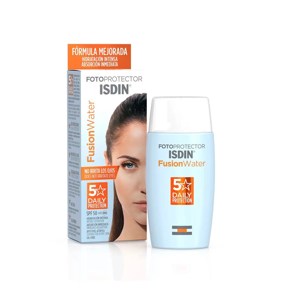 ضدآفتاب فیوژن واتر بدون رنگ ISDIN(ایزدین)SPF50 — تصویر ۴