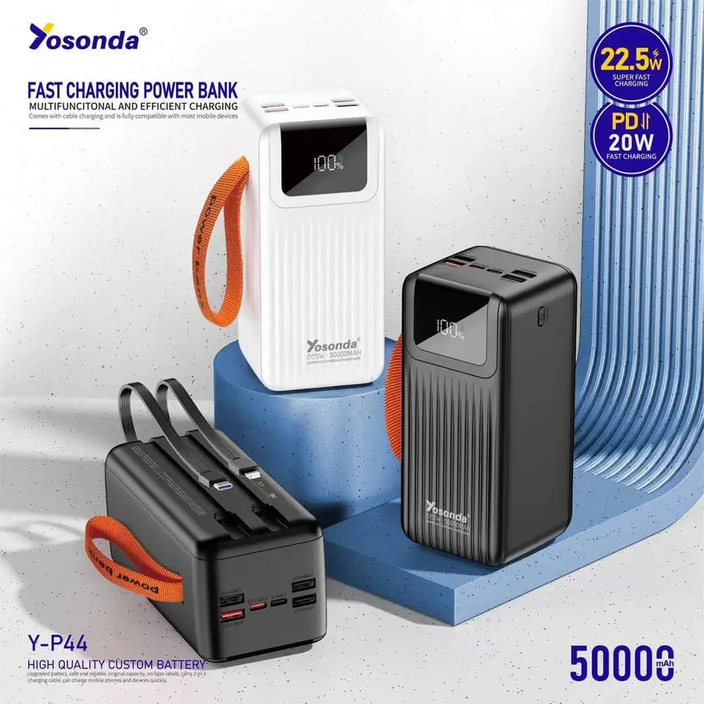 پاوربانک 50000 میلی آمپر یوسوندا مدل Yosonda Y-P44 — تصویر ۷