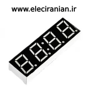 سون سگمنت چهار دیجیت ساعتی 19 در 50 آند قرمز ساعتی 14 پایه کد محصول : snf-54604-FSR