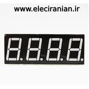 سون سگمنت چهار دیجیت 14 در 30 آند قرمز مالتی پلکس کد محصول : smn-3461bsr*
