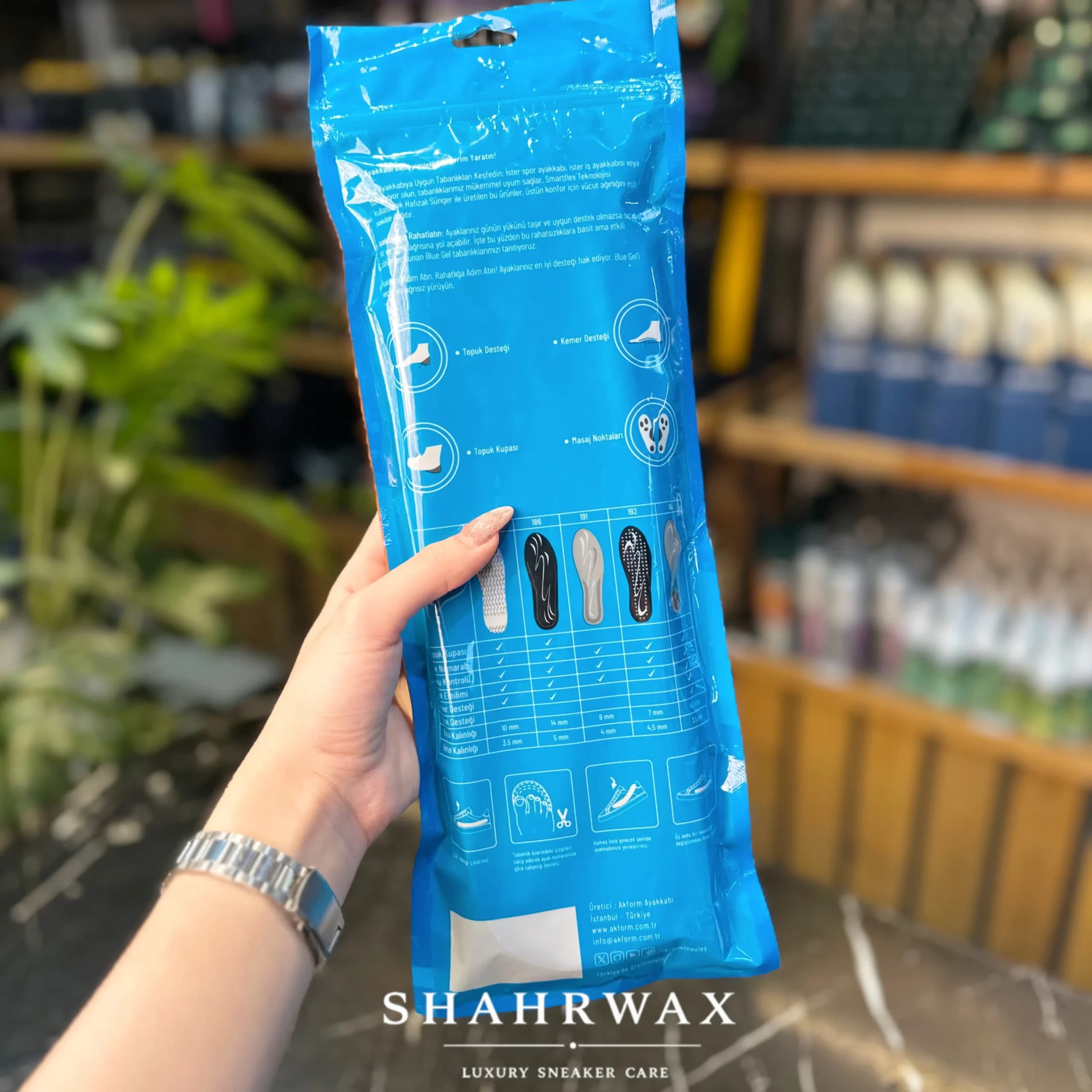 کفی مموری فوم Blue Gel مردانه اکتیو ترک — تصویر ۶