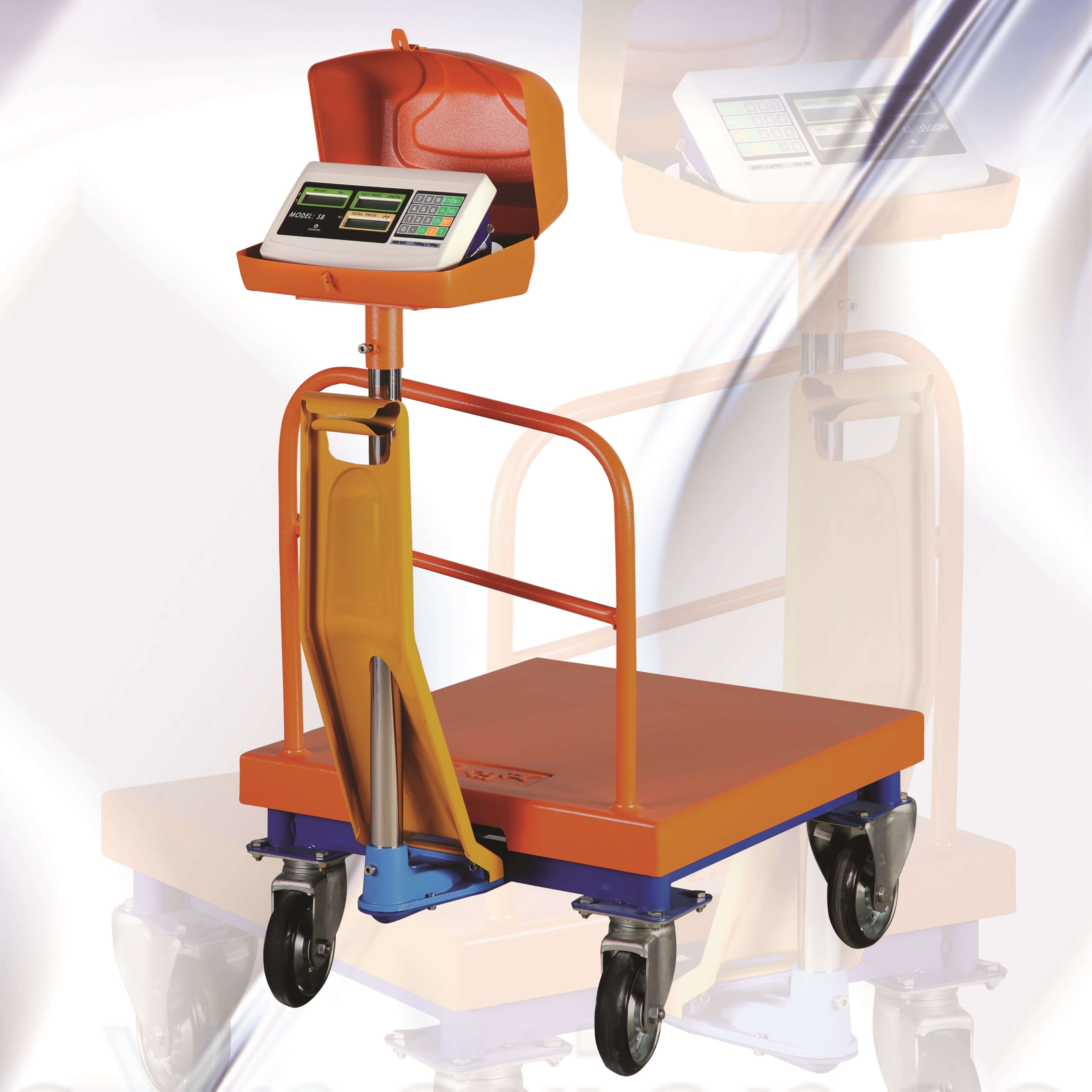 باسکول بی نظیر 600 کیلویی چرخدار مدل MBL 603 — تصویر ۲