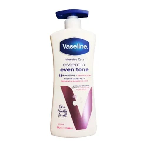 لوسیون بدن وازلین سری Intensive Care مدل Essential Even Tone حجم 600 میل — تصویر ۲