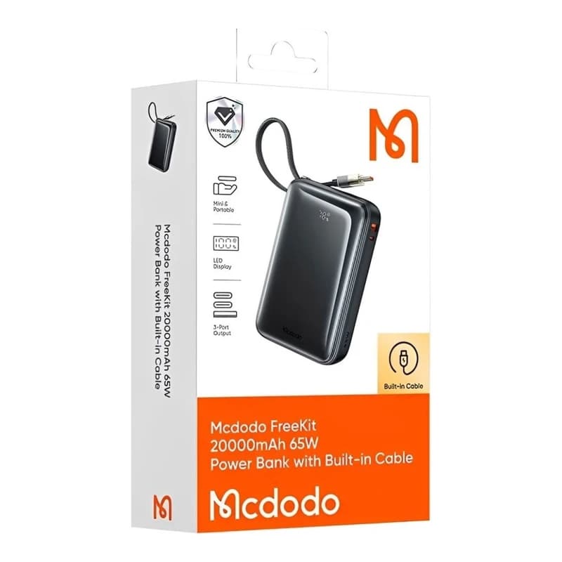 پاوربانک 65 وات 20000 مک دودو مدل Mcdodo MC-6370 — تصویر ۹