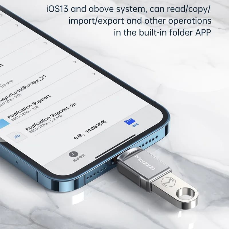 مبدل او تی جی لایتنینگ مک دودو مدل Mcdodo OT-8600 OTG — تصویر ۶
