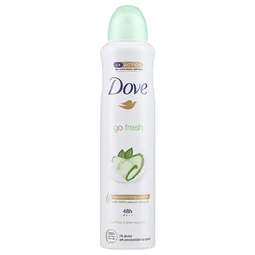 اسپری ضدتعریق مدل Go Fresh با رایحه خیار داو حجم 250 میل — تصویر ۲