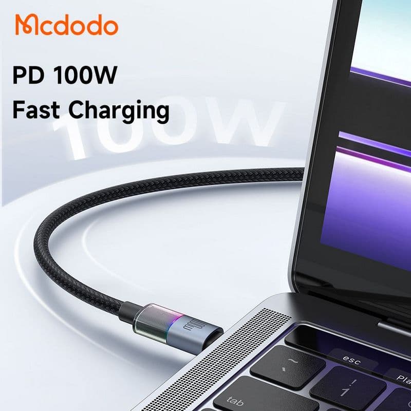 کابل شارژ دو سر تایپ سی 100 وات مک دودو Mcdodo CA-8200 — تصویر ۱۲