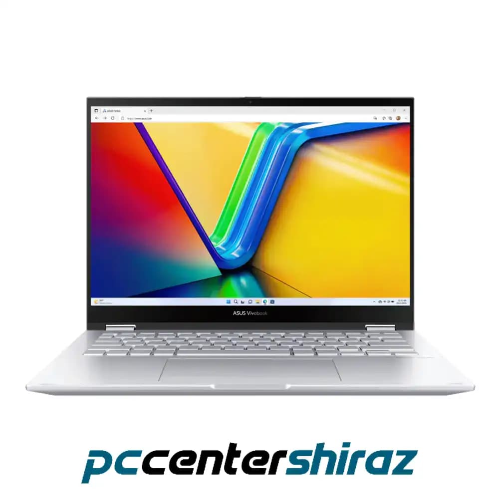 لپ تاپ 14 اینچی ایسوس مدل ASUS Vivobook S 14 Flip TP3402VA i5 8D4 512SSD Intel — تصویر ۸