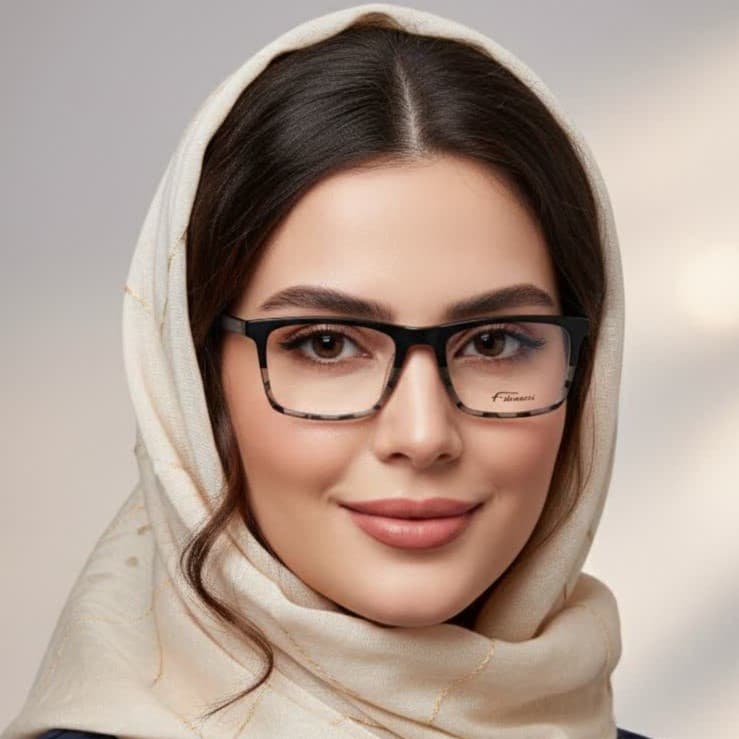 عینک طبی زنانه برند فیباناچی fibonacci مدل A2507 — تصویر ۵