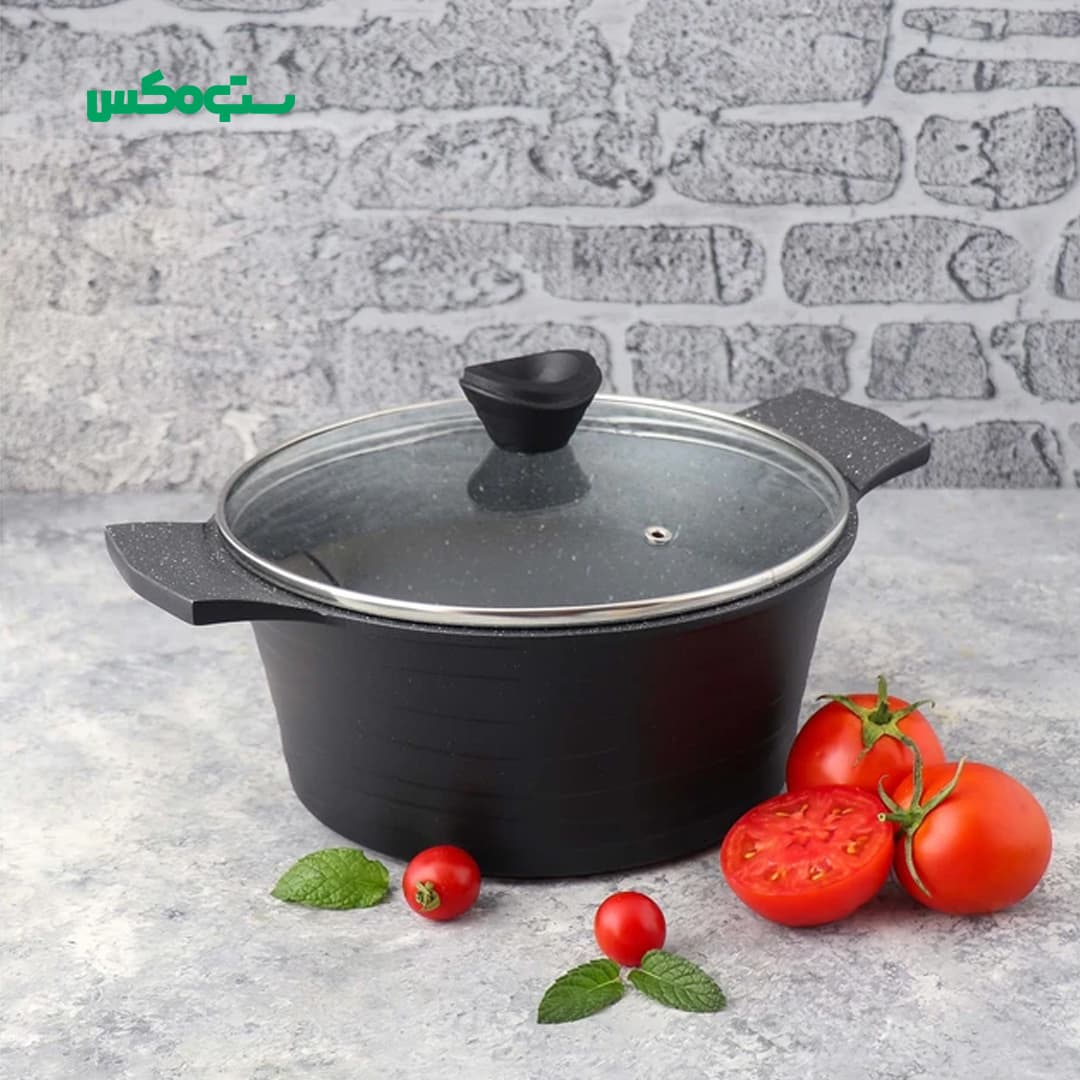 قابلمه ریخته‌گری تکنو مدل ونوس سایز 32 — تصویر ۶