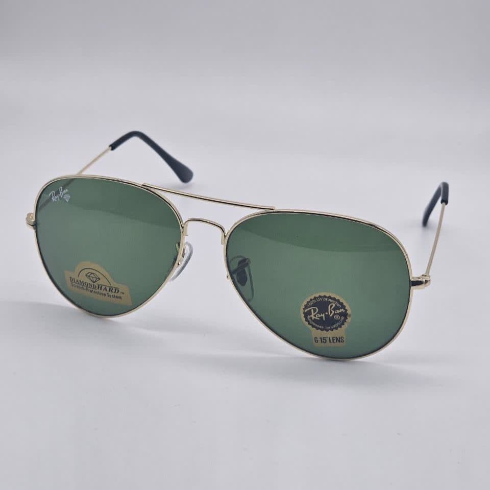 عینک آفتابی مردانه برند ری بن مدل خلبانی (AVIATOR) — تصویر ۵