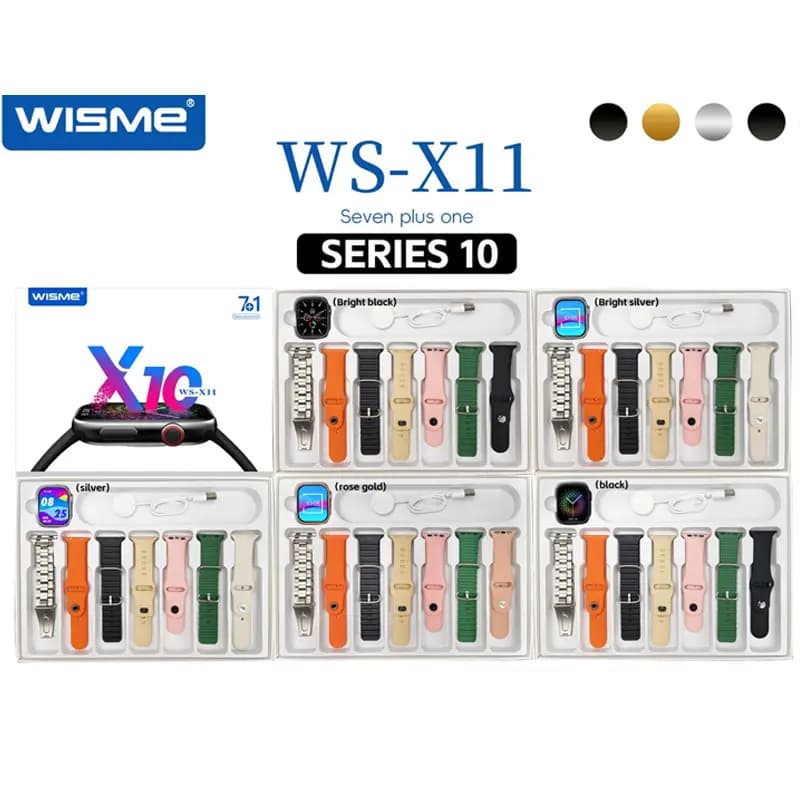 ساعت هوشمند طرح اپل واچ سری 10 مدل Wisme WS-X11 — تصویر ۲