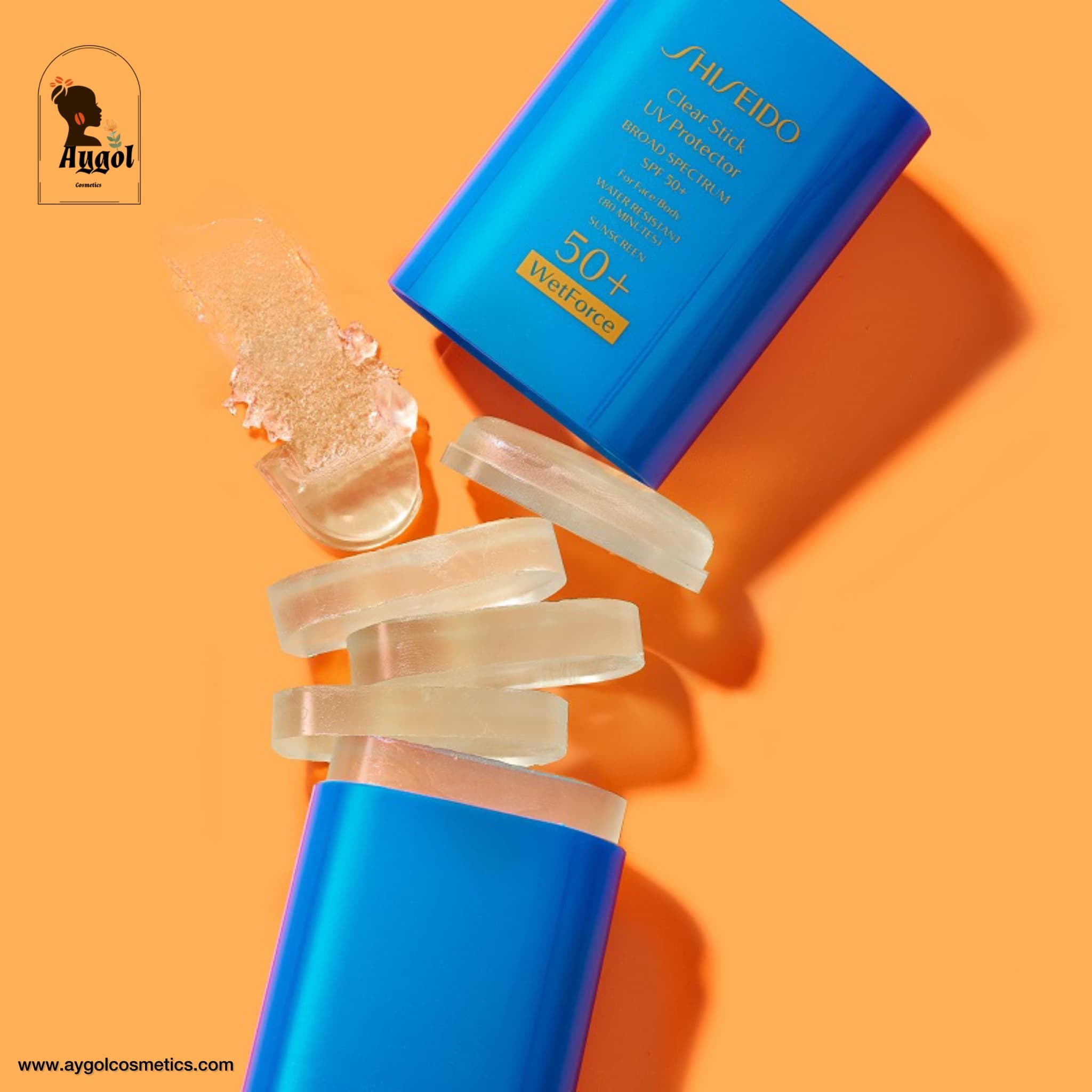 کرم ضد آفتاب بی رنگ استیکی شیسیدو Shiseido Clear Sunscreen Stick SPF 50 — تصویر ۵