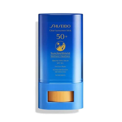 کرم ضد آفتاب بی رنگ استیکی شیسیدو Shiseido Clear Sunscreen Stick SPF 50 — تصویر ۷