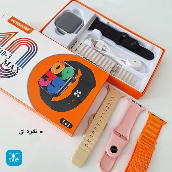 ساعت هوشمند طرح اپل ویزمی مدل Wisme WS10-1 Max — تصویر ۷