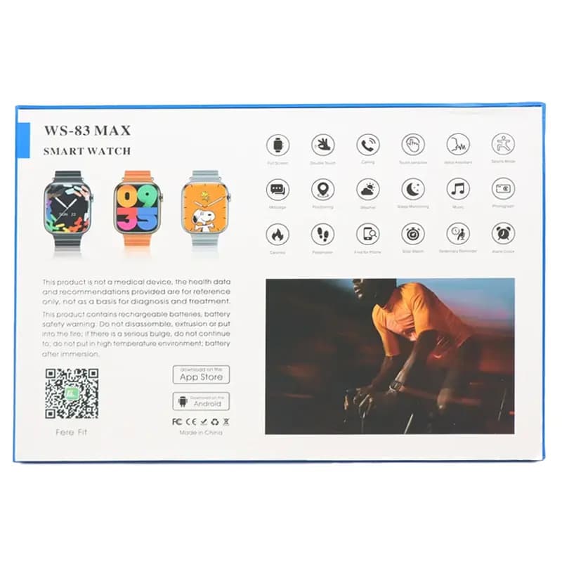 ساعت هوشمند طرح اپل واچ ویزمی مدل Wisme WS-83 Max — تصویر ۶