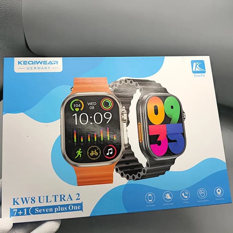 ساعت هوشمند طرح اپل واچ اولترا مدل KEQIWEAR KW8 Ultra 2 — تصویر ۵