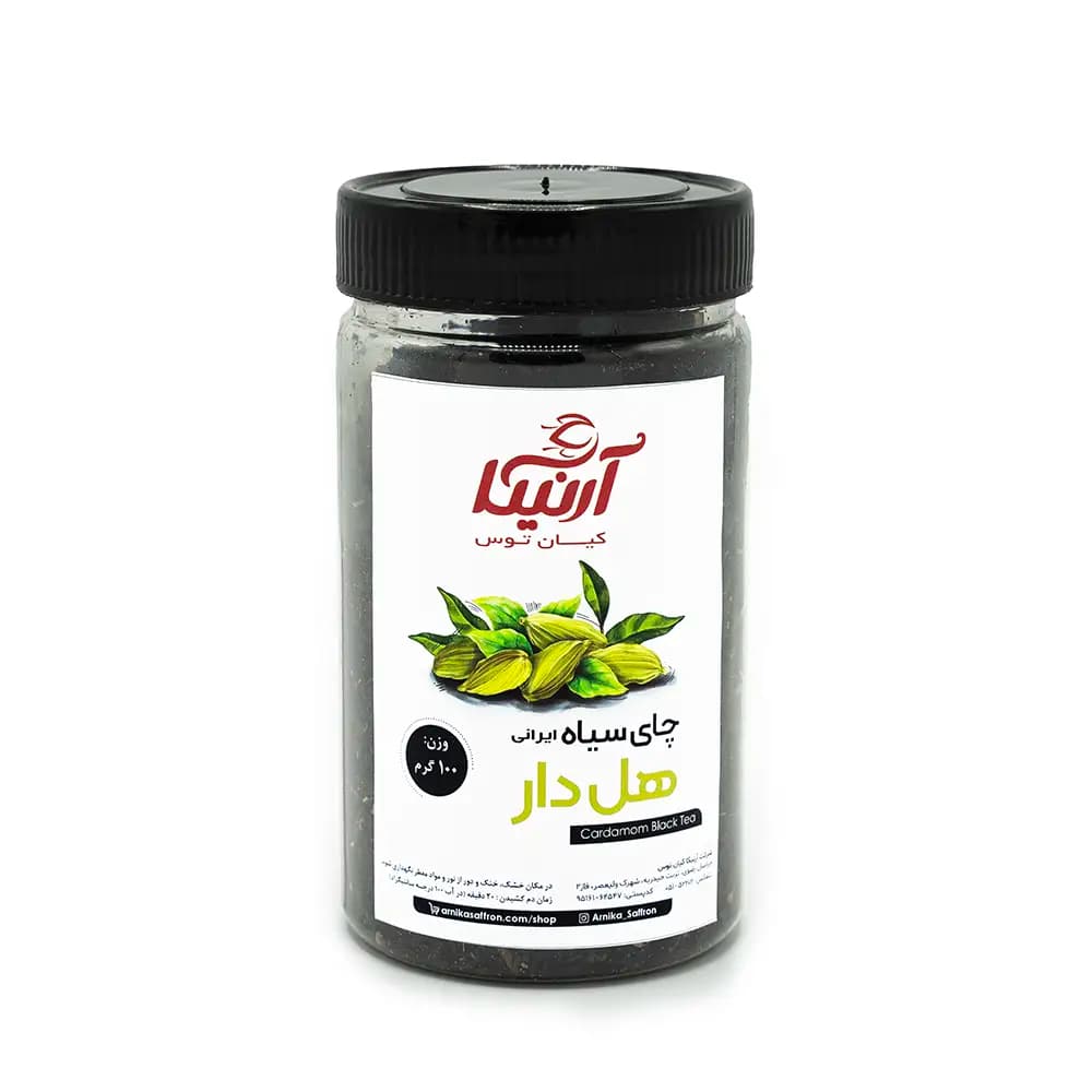 چای سیاه ایرانی هل دار