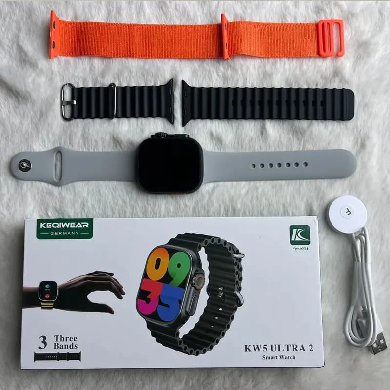 ساعت هوشمند طرح اپل واچ اولترا مدل KEQIWEAR KW5 Ultra 2 — تصویر ۷