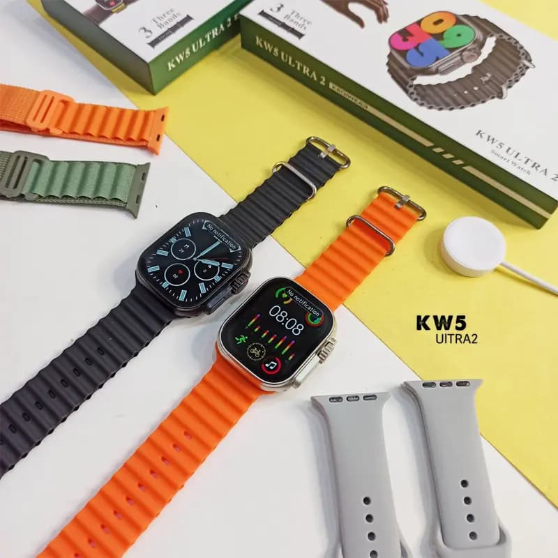 ساعت هوشمند طرح اپل واچ اولترا مدل KEQIWEAR KW5 Ultra 2 — تصویر ۶