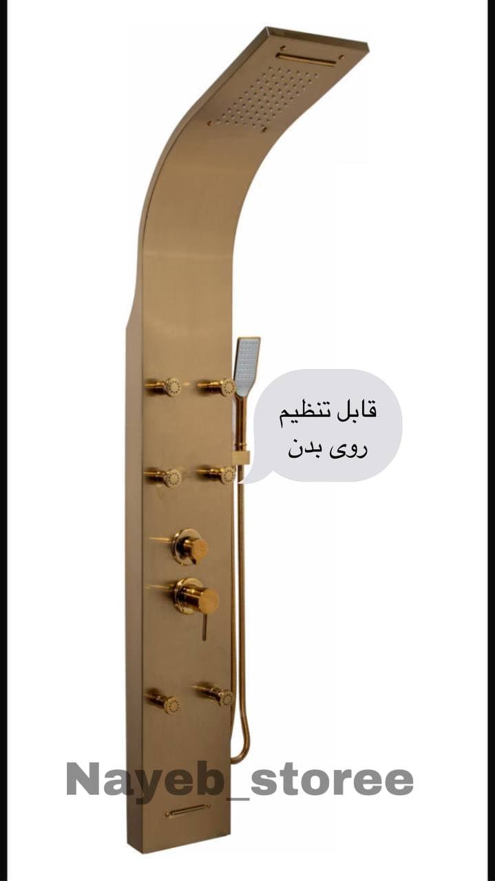 پنل دوش ۵ حالته با جت قابل تنظیم و ماساژور ارسال رایگان — تصویر ۳