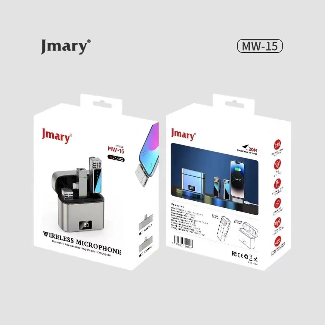 میکروفون بی سیم جیماری مدل Jmary MW-15 — تصویر ۸