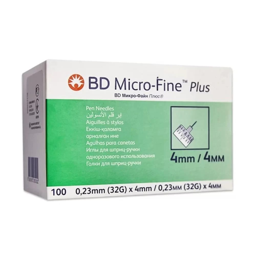 سرسوزن بی دی میکروفاین پلاس 4میل ا BD Micro-Fine Plus 4mm — تصویر ۳