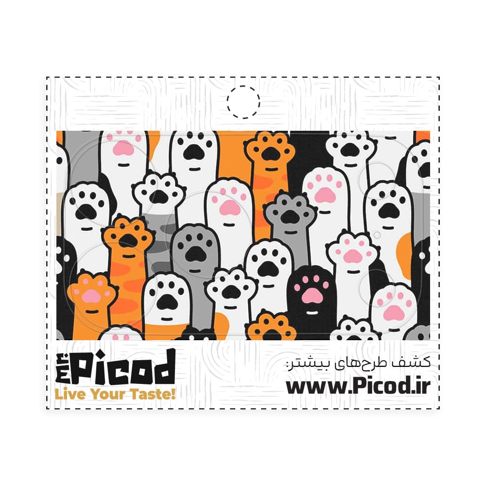 اسکین محافظ لنز آیفون۱۷ طرح پنجه گربه کد PCD-CS1079 — تصویر ۸