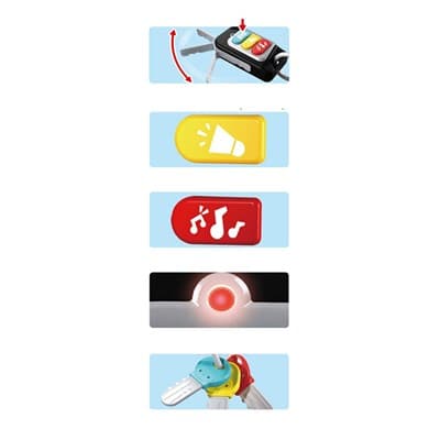 اسباب بازی موزیکال کلید و ریموت هولا huile toys مدل HLT8968 — تصویر ۶