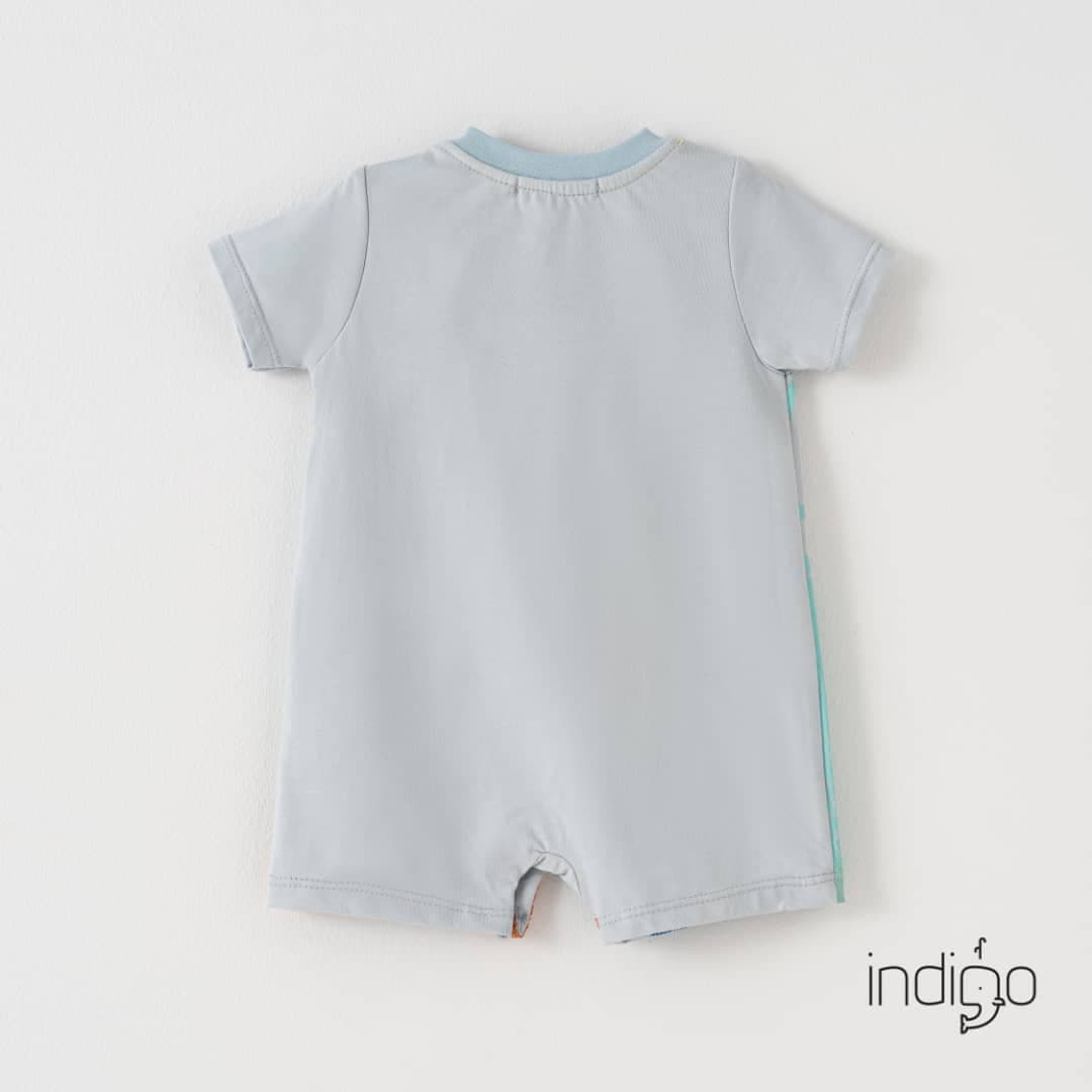 رامپر طرح خورشید و زرافه ایندیگو indigo کد 421178 — تصویر ۲