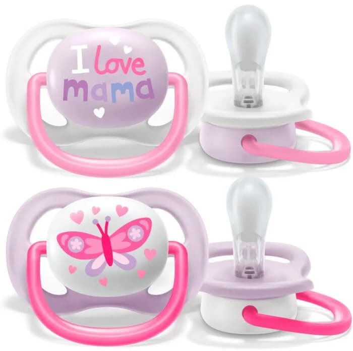 پستانک ارتودنسی ۰ تا ۶ ماه دوتایی فیلیپس اونت PHILIPS AVENT سری UltraAir — تصویر ۷