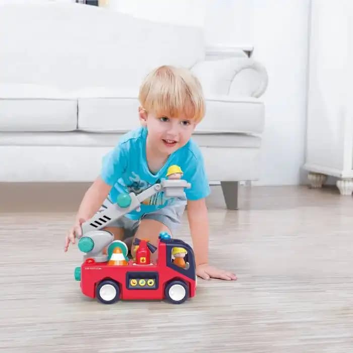 ماشین آتش نشان هولی تویز Huile Toys — تصویر ۷