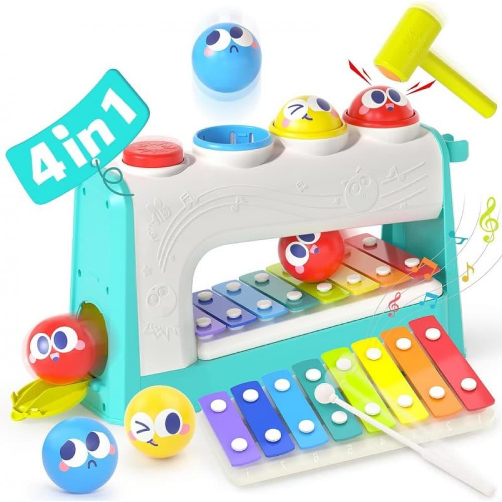 اسباب بازی بلز و چکش و توپ هالی تویز Huile toys — تصویر ۷