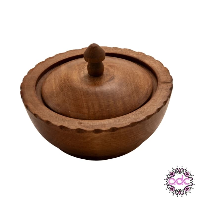 قندان چوبی طرح دار
