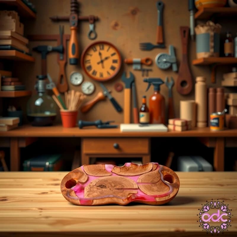 سینی چوب و رزین دفرمه — تصویر ۱۲
