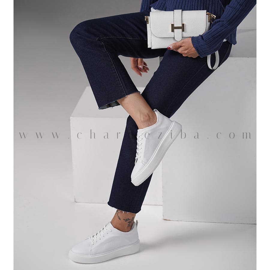 کتونی چرم زنانه CODE:883 — تصویر ۹