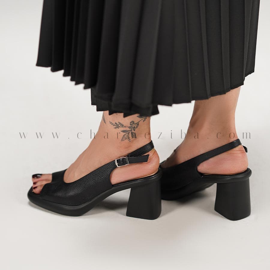 کفش چرم مجلسی زنانه CODE:841 — تصویر ۵