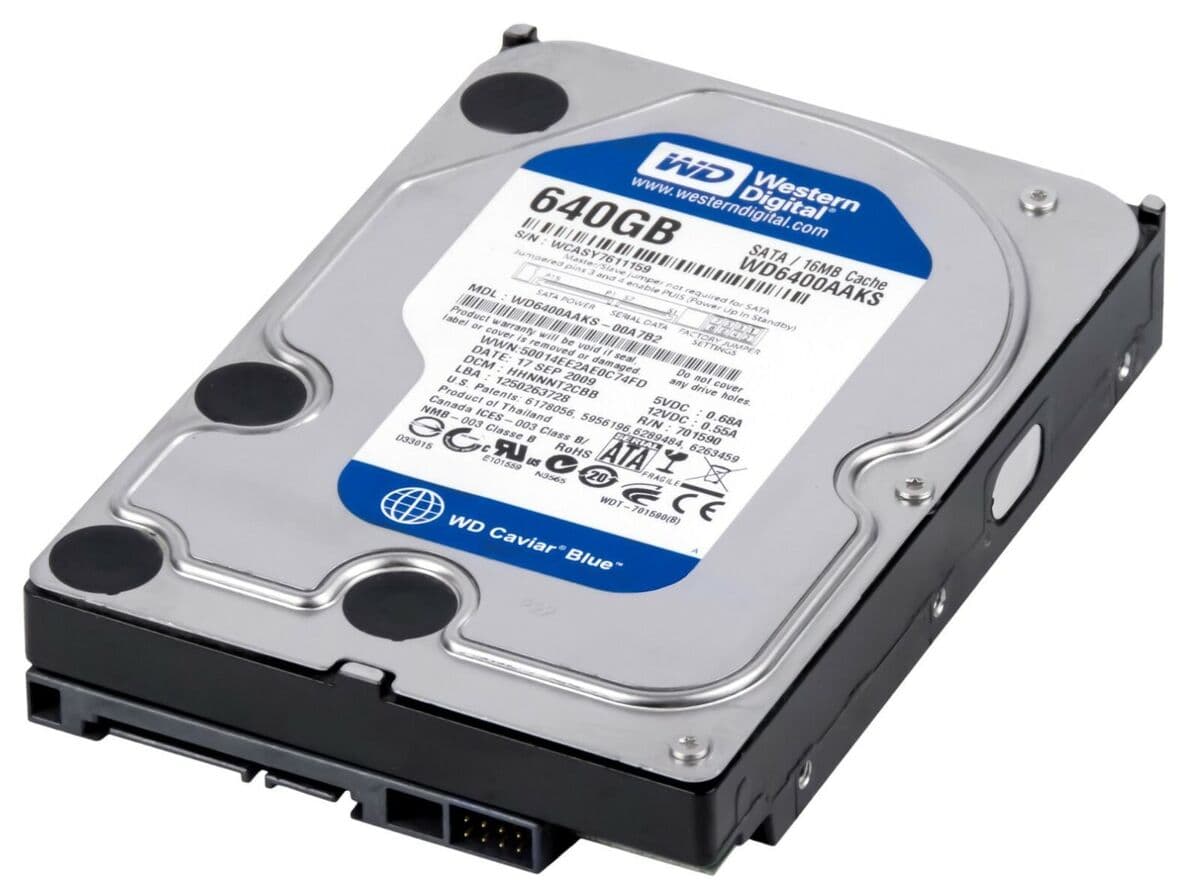 هارد استوک HDD 640GB + یک هفته مهلت تست (100%) — تصویر ۲
