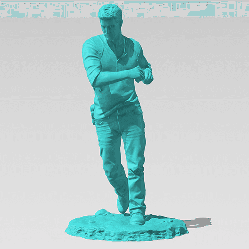 فایل سه بعدی stl نیتان Nathan Drake - Uncharted 3 STL طرح ۲ ( نسخه دانلودی مجازی)