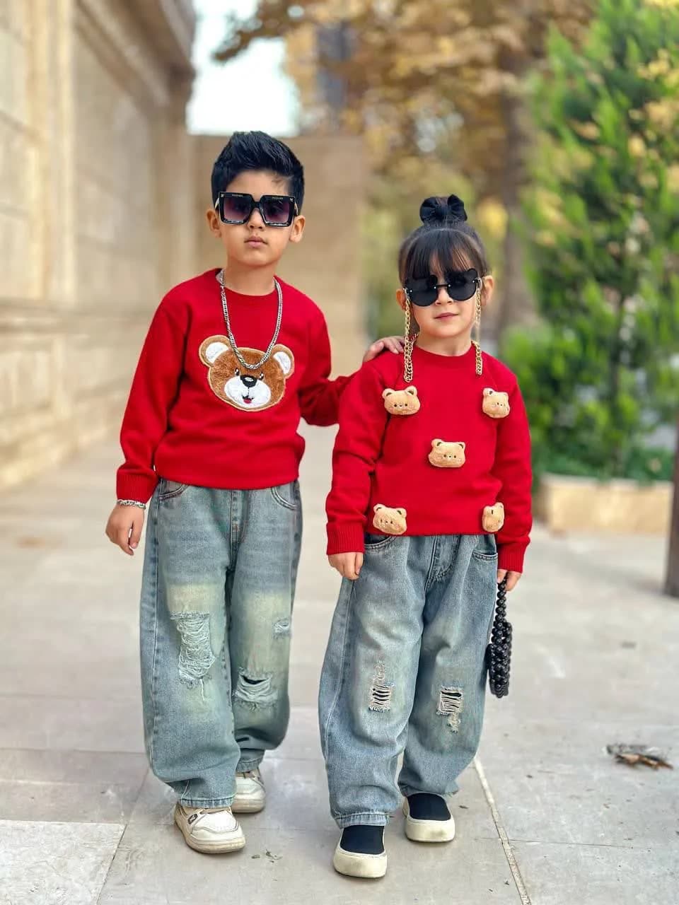 بلوز بافت تدی برجسته — تصویر ۴