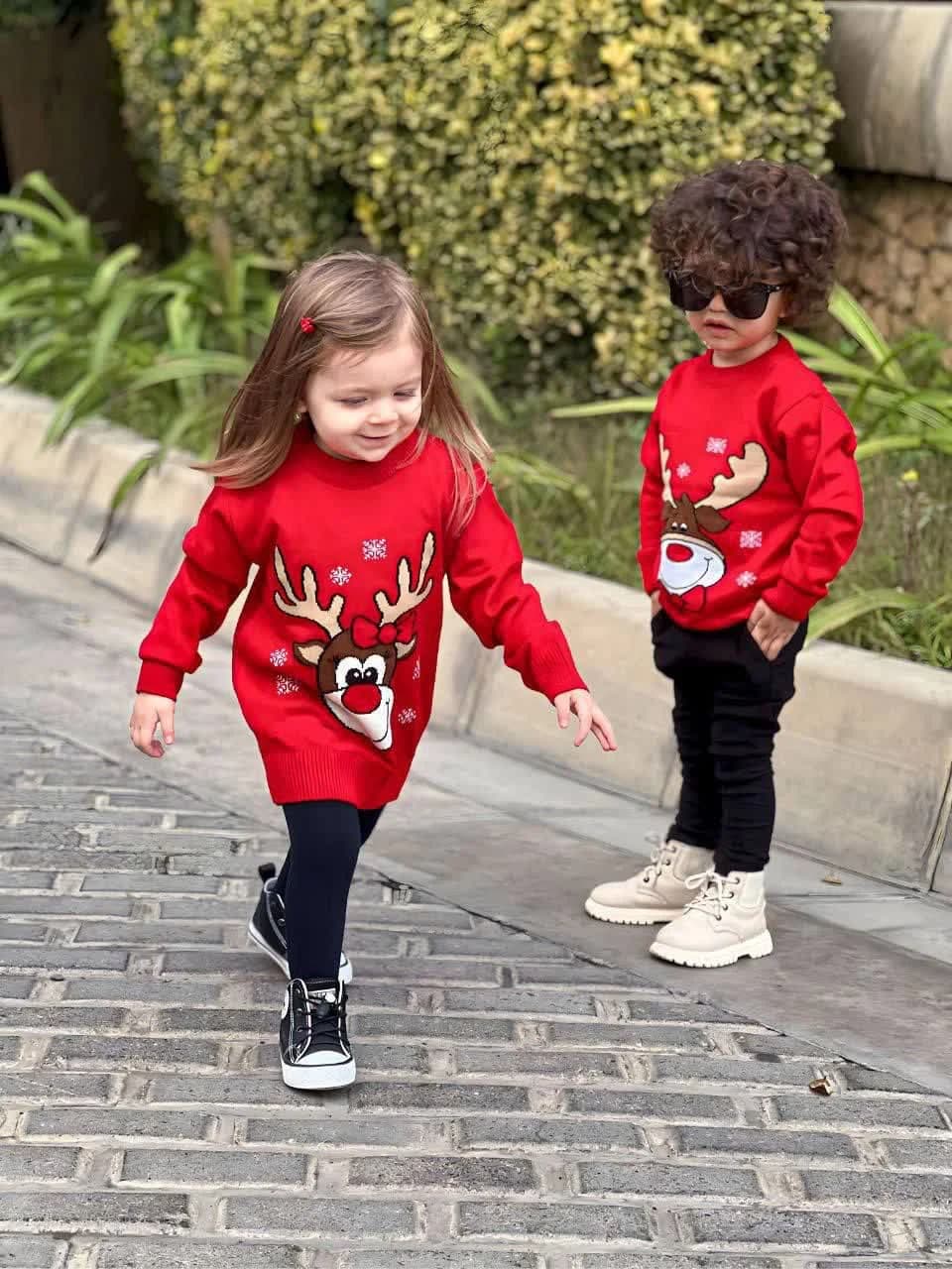بلوز بافت طرح گوزن