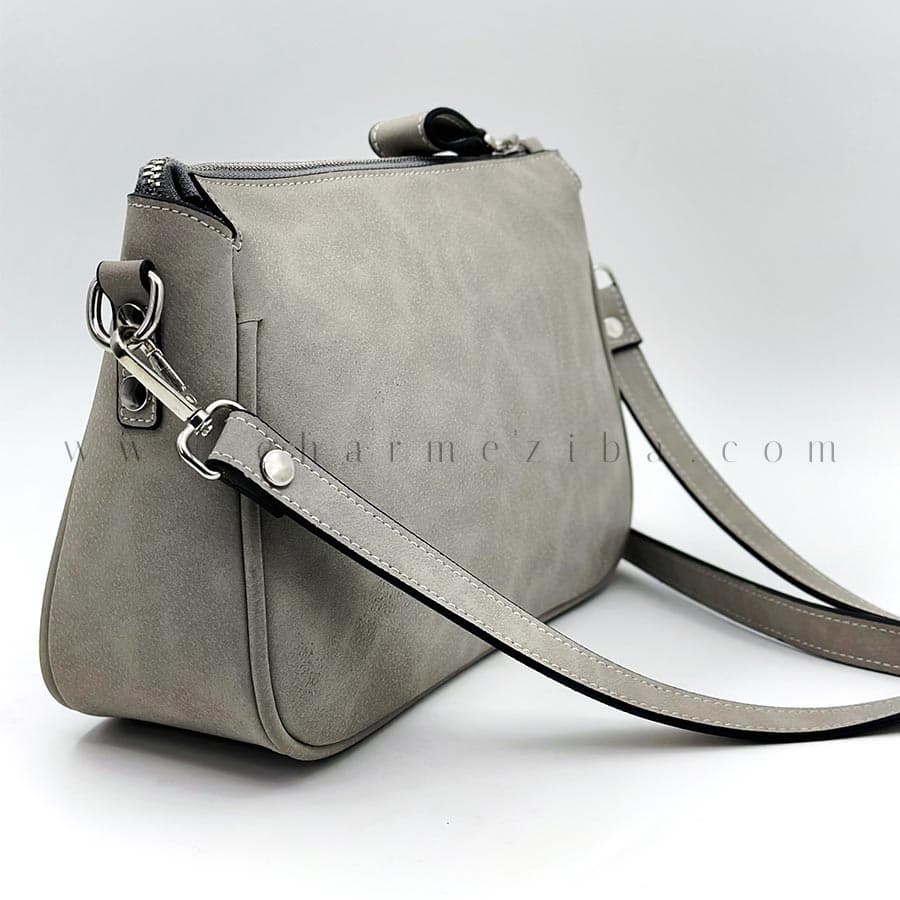 کیف دوشی چرم زنانه CODE:324/2 — تصویر ۴