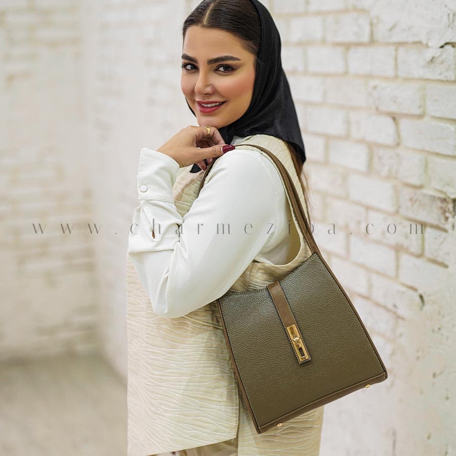 کیف دستی چرم زنانه CODE:455/4 — تصویر ۷